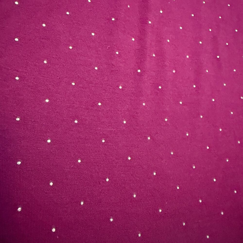 Jennifer Lopez Studded Top Raspberry Pink Large - Picture 2 of 7